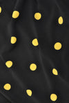 Tunic puckered shoulder DOTS - black - #5