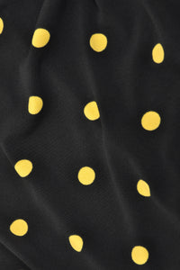Tunic puckered shoulder DOTS - black - #5