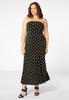 Dress strapless DOTS - black  - #2