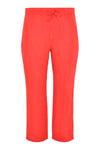 Trousers long LINEN - red - #4