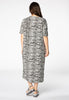 Dress wide SNAKE - white  - #3