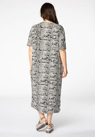 Dress wide SNAKE - white  - #3