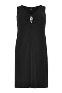 Dress sleeveless stones DOLCE - black - #4