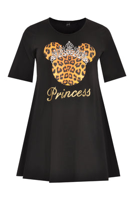 Tunic wide bottom Princess - black  - #4