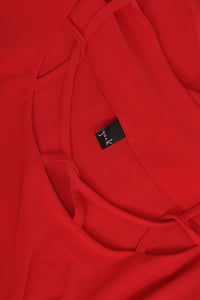 Dress tape neck DOLCE - red - #5