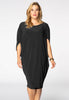 Dress asymmetrical DOLCE - black 