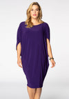 Dress asymmetrical DOLCE - purple 