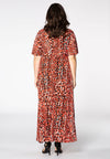 Dress cross-overlay RED LEO - red - #3