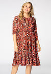 Dress ruffles RED LEO - red - #1