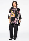 Blouse SELENA pointy hem - black - #2
