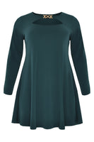 Tunic DOLCE wide bottom - green  - #4