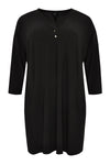 Tunic placket DOLCE - black - #4