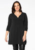 Tunic waist pleat DOLCE - black 