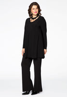 Tunic DOLCE wide bottom rings - black  - #2