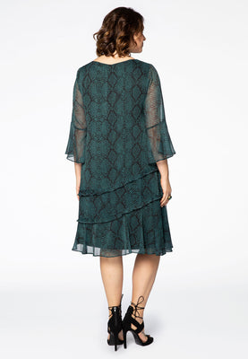 Dress SNAKE - green  - #3