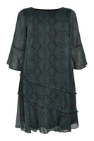 Dress SNAKE - green  - #4