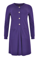 Cardigan INTERLOCK - purple  - #4