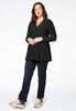 Tunic DOLCE flare v-neck - black  - #2