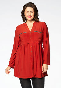 Tunic DOLCE chestpockets - orange - #1