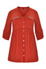 Tunic DOLCE chestpockets - orange  - #4