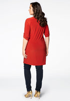 Tunic DOLCE grandad collar - orange  - #3