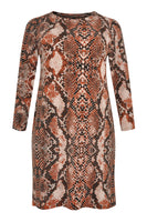 Dress SNAKE jersey - orange  - #4