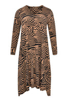 Dress ZEBRA - brown - #4