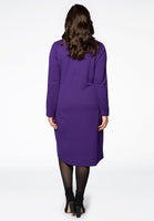 Dress INTERLOCK pockets - purple  - #3