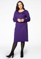 Dress INTERLOCK pockets - purple  - #2