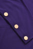 Dress INTERLOCK pockets - purple  - #5