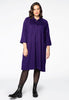 Dress INTERLOCK collar - purple  - #2