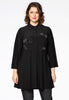 Tunic DOLCE beaded - black 