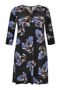 Dress VERA waistseam - black - #4