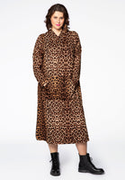 Dress hooded LEOPARD - brown - #2