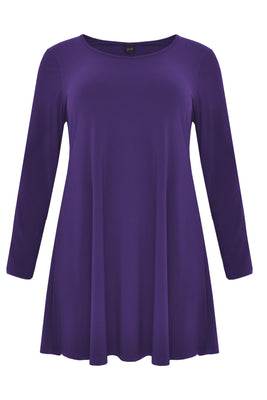 Tunic wide bottom DOLCE - purple  - #4