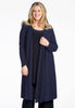 Cardigan LUREX pleated - blue