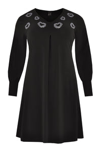 Dress beaded hearts DOLCE - black - #4