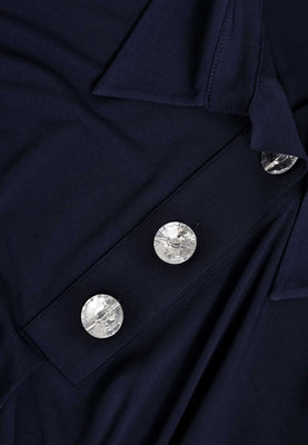 Dress stone buttons DOLCE - blue - #5