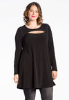 Tunic DOLCE wide bottom studs - black - #1