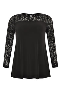 Tunic DOLCE flare lace - black - #4