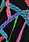 Tunic NEON CHAINS wide - black - #5