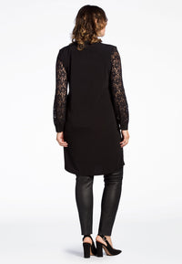 Tunic DOLCE lace sleeves - black - #3