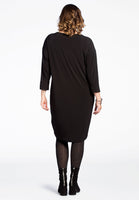 Dress DOLCE v-neck button - black  - #3