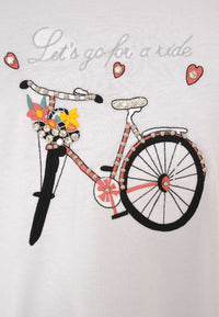 Tunic flare bicycle - white - #5