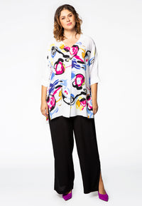 Trousers slit VISCOSE - black - #2