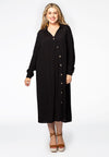 Dress buttoned VISCOSE - black 