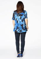 Tunic flare ORCHIDEE - blue - #3