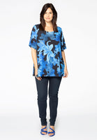 Tunic flare ORCHIDEE - blue - #2