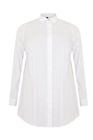 Shirt COTTON STRETCH - white  - #4