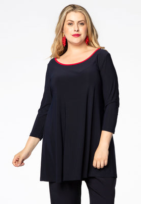 Tunic wide bottom DOLCE - blue - #1